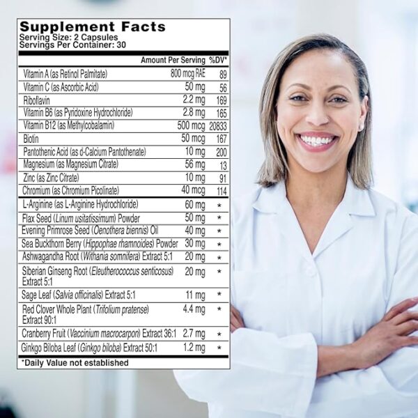 Health & Her Menopause Multi-Nutrient Support (60 Capsules) - Image 10