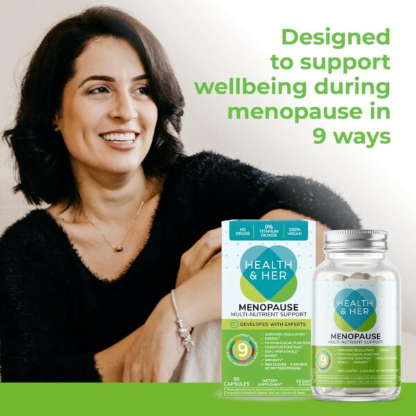 Health & Her Menopause Multi-Nutrient Support (60 Capsules) - Image 6